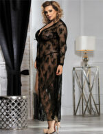 Floral Lace Full-Length Sheer Robe by My Secret Drawer® mysecretdrawer.com 30